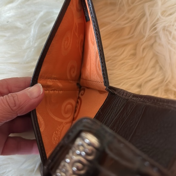 Brighton Patten Leather Wallet Vintage 90’s - Picture 6 of 7